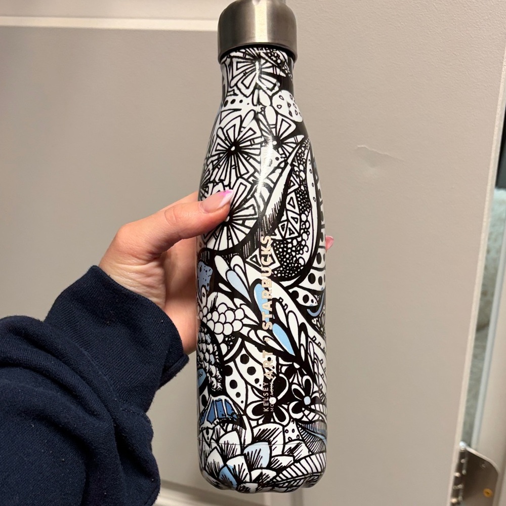 Kelsey Montague Art x Starbucks swell bottle